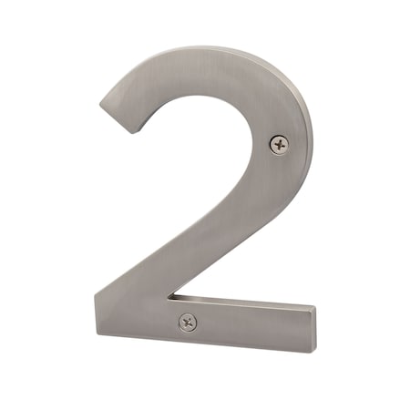 Sure-Loc Hardware Zinc House Number 5, No. 2, Satin Nickel